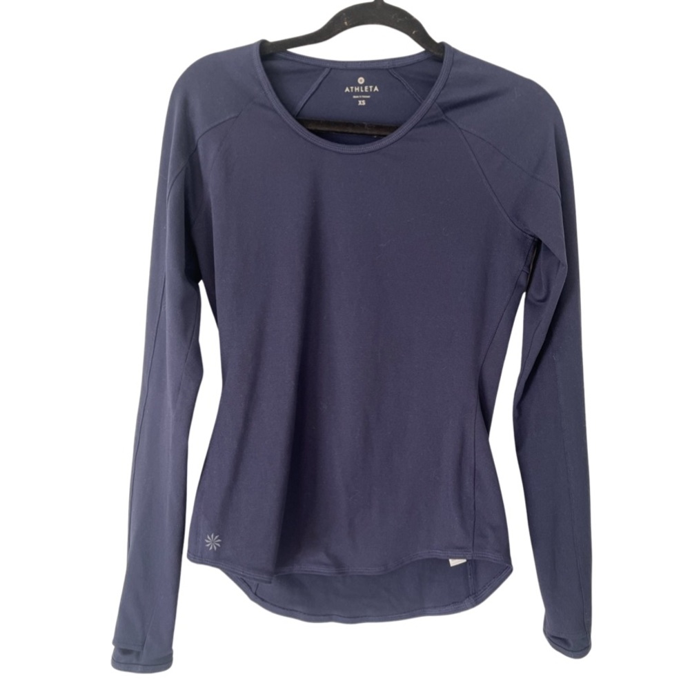 Athleta Running Wild Mix Crew Top